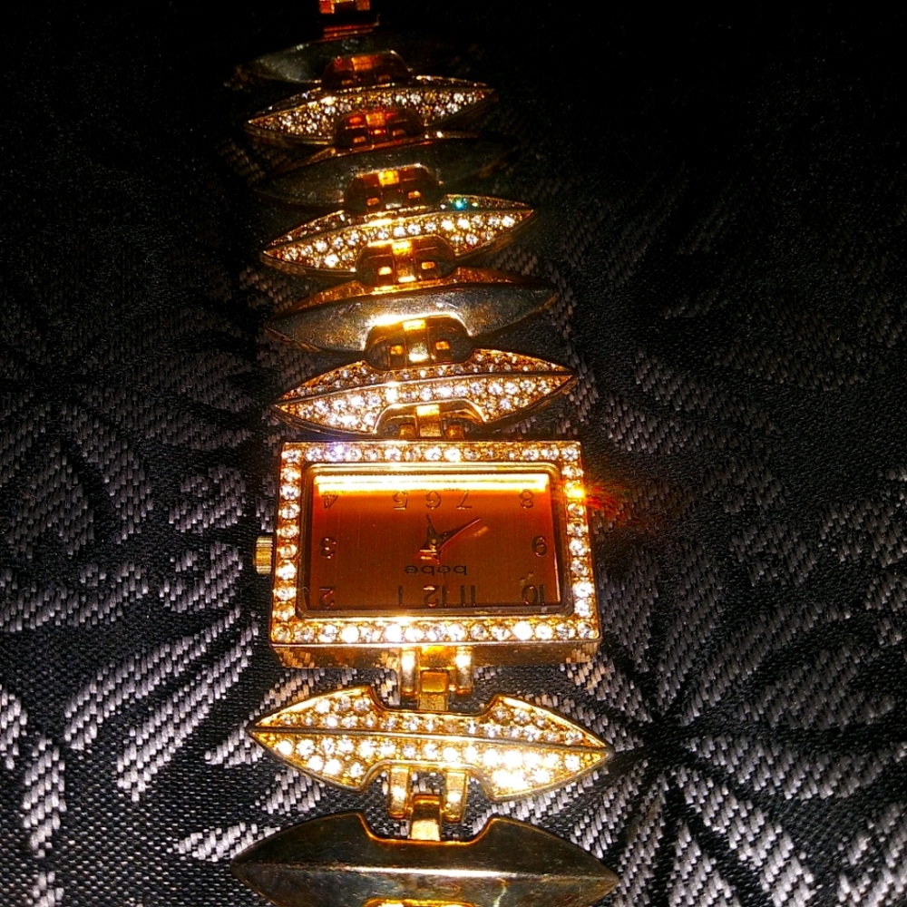 Bebe gold watch